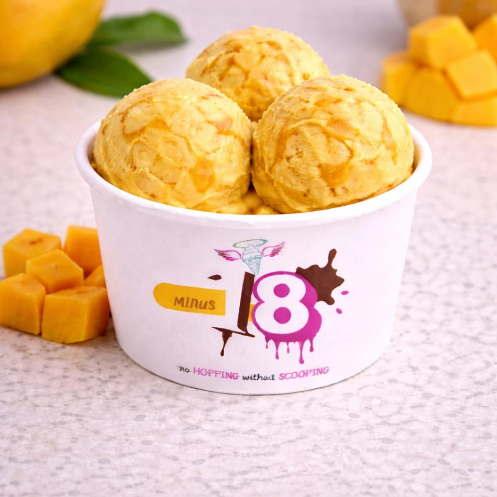 Vegan Himsagar Mango Sorbet